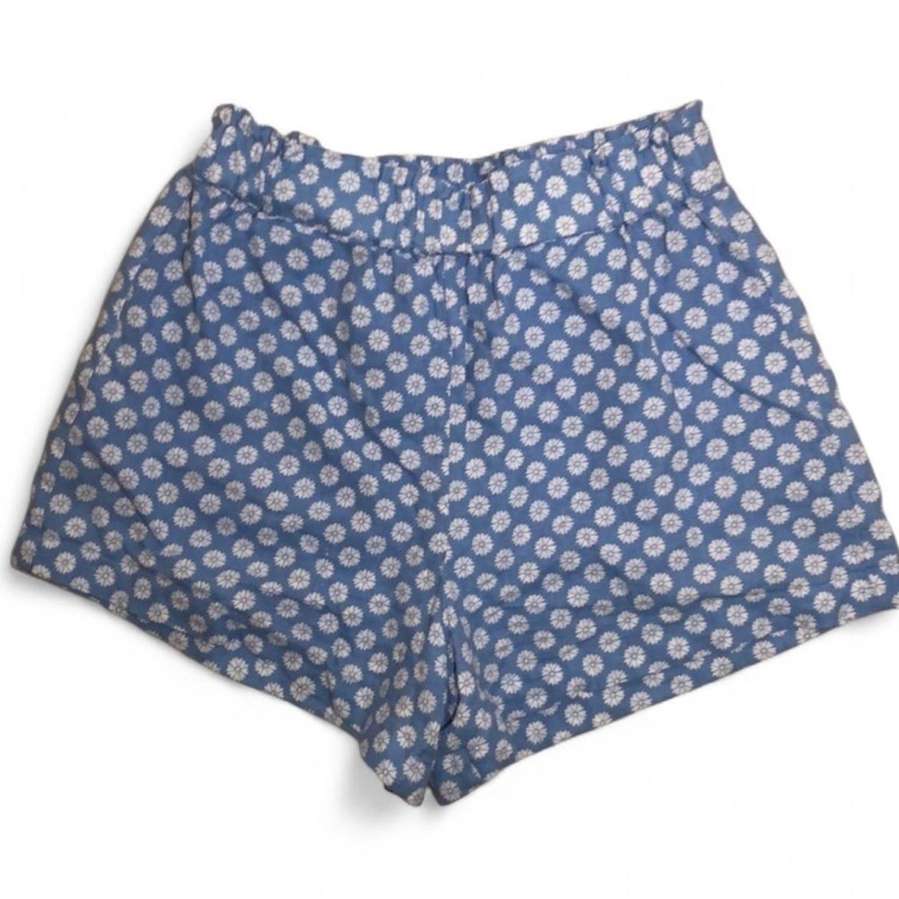 Abercrombie & Fitch Floral Linen Cotton Blend Shorts - Picture 1 of 8